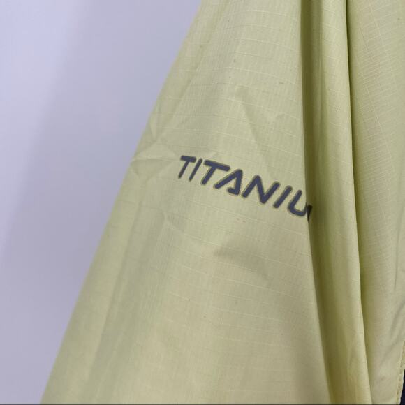 Womens Columbia Titanium light yellow and grey full zip jacket size XS - Picture 3 of 8